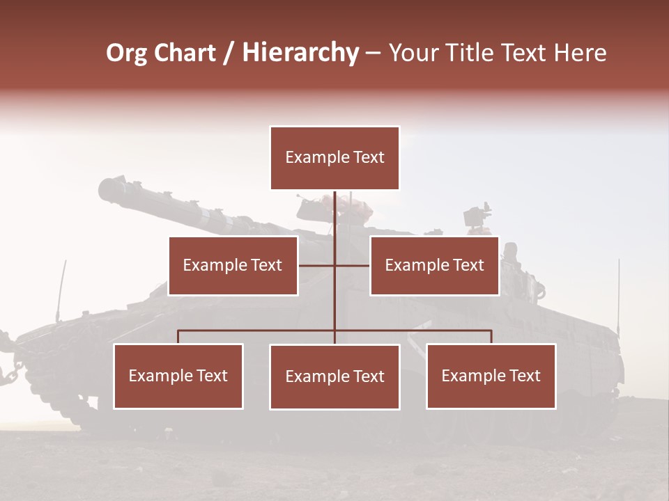 Merkava 4 Tank PowerPoint Template