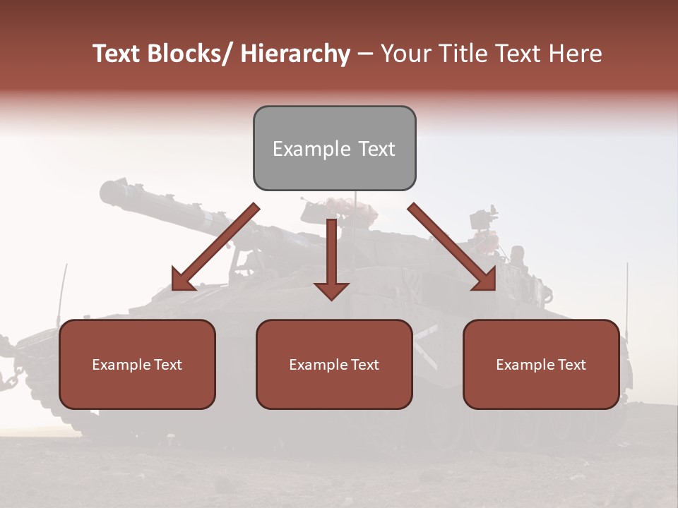 Merkava 4 Tank PowerPoint Template