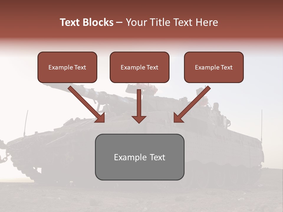 Merkava 4 Tank PowerPoint Template