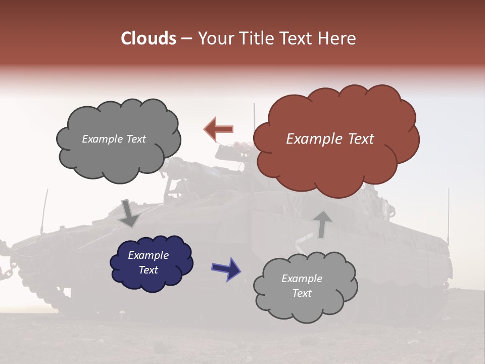 Merkava 4 Tank PowerPoint Template