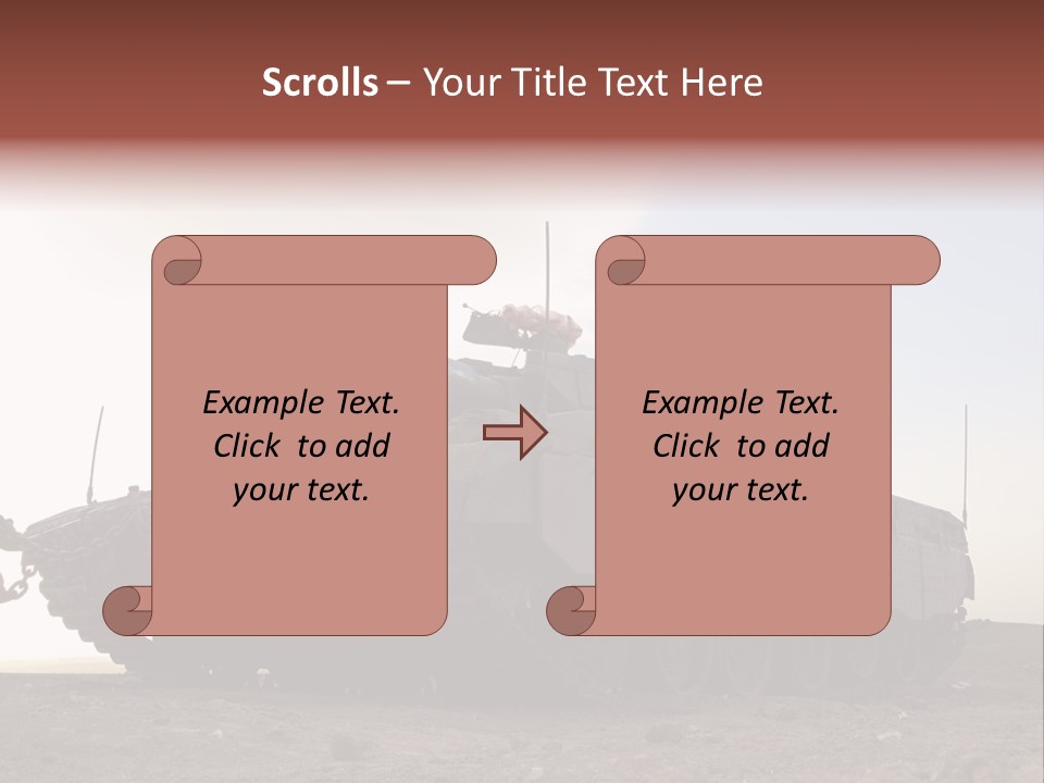 Merkava 4 Tank PowerPoint Template