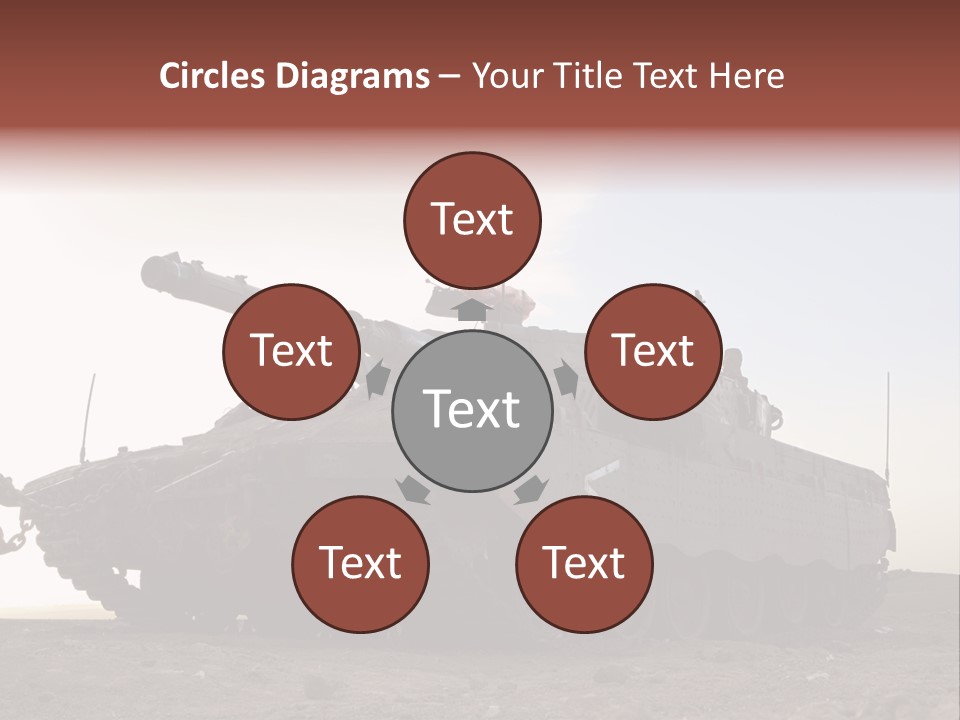 Merkava 4 Tank PowerPoint Template