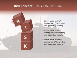 Merkava 4 Tank PowerPoint Template