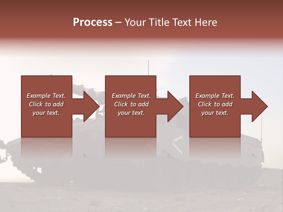 Merkava 4 Tank PowerPoint Template
