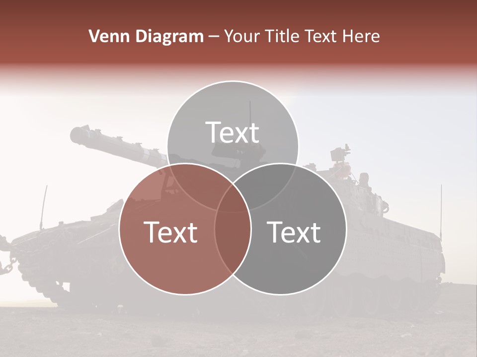 Merkava 4 Tank PowerPoint Template