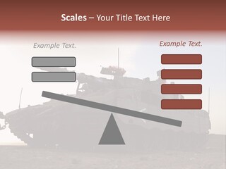 Merkava 4 Tank PowerPoint Template