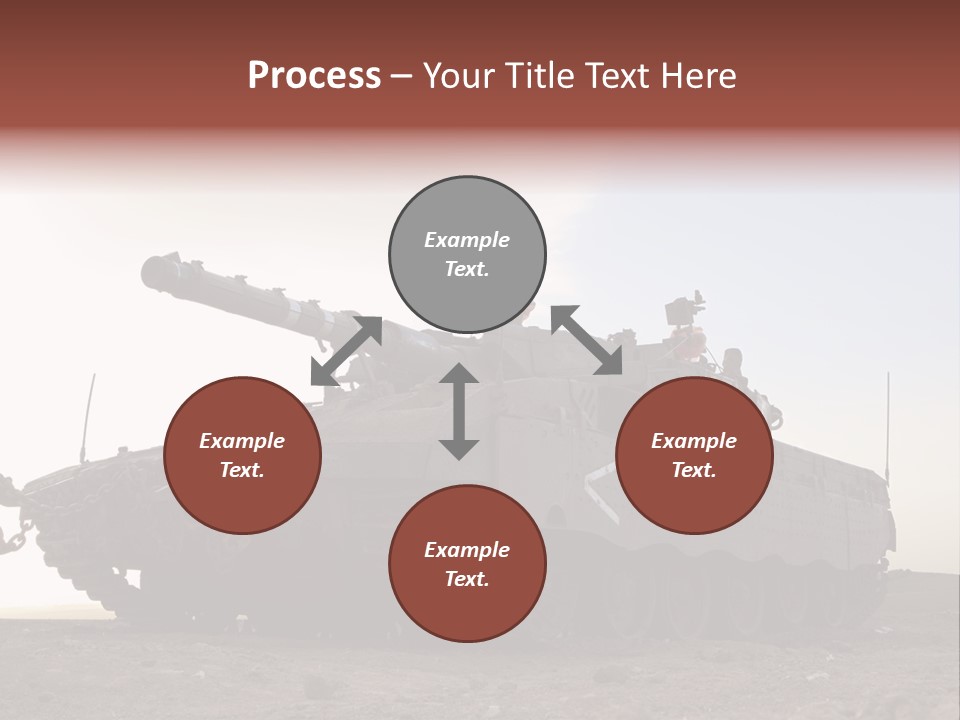 Merkava 4 Tank PowerPoint Template