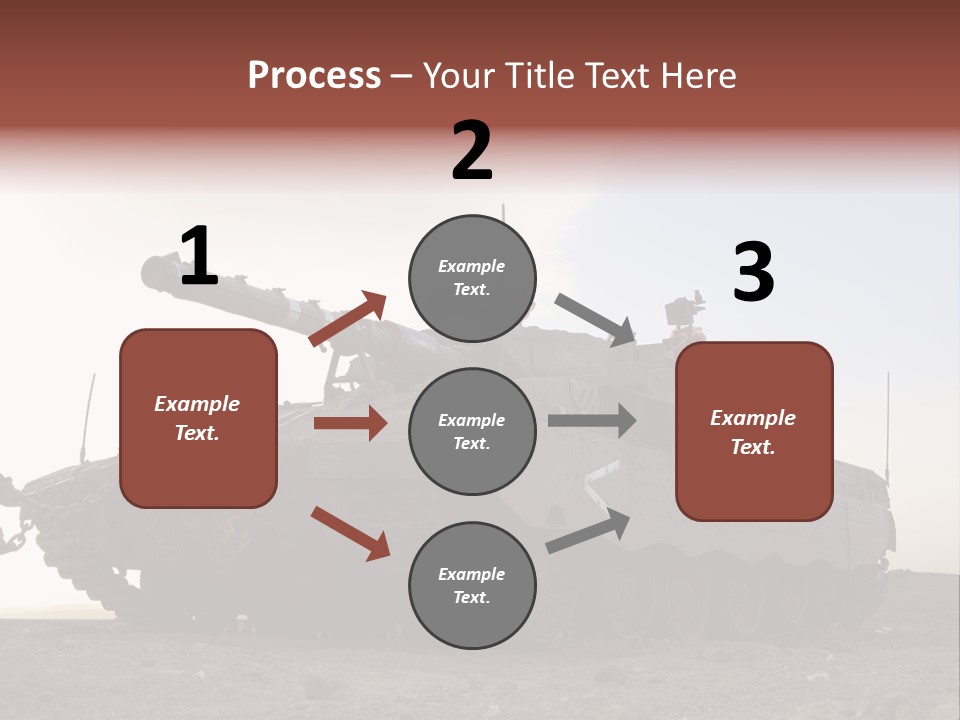 Merkava 4 Tank PowerPoint Template