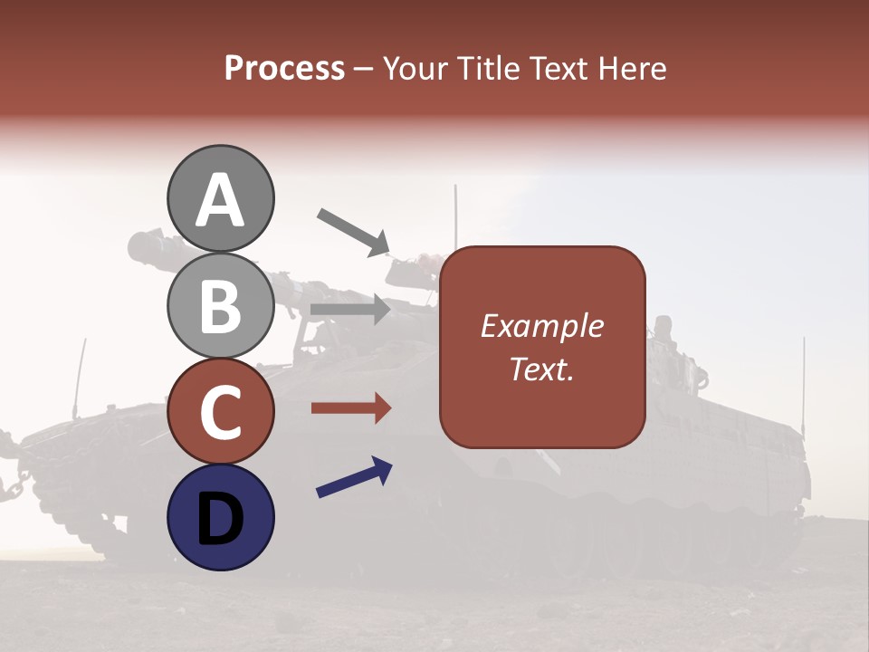 Merkava 4 Tank PowerPoint Template