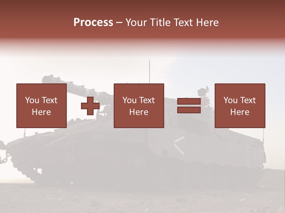 Merkava 4 Tank PowerPoint Template