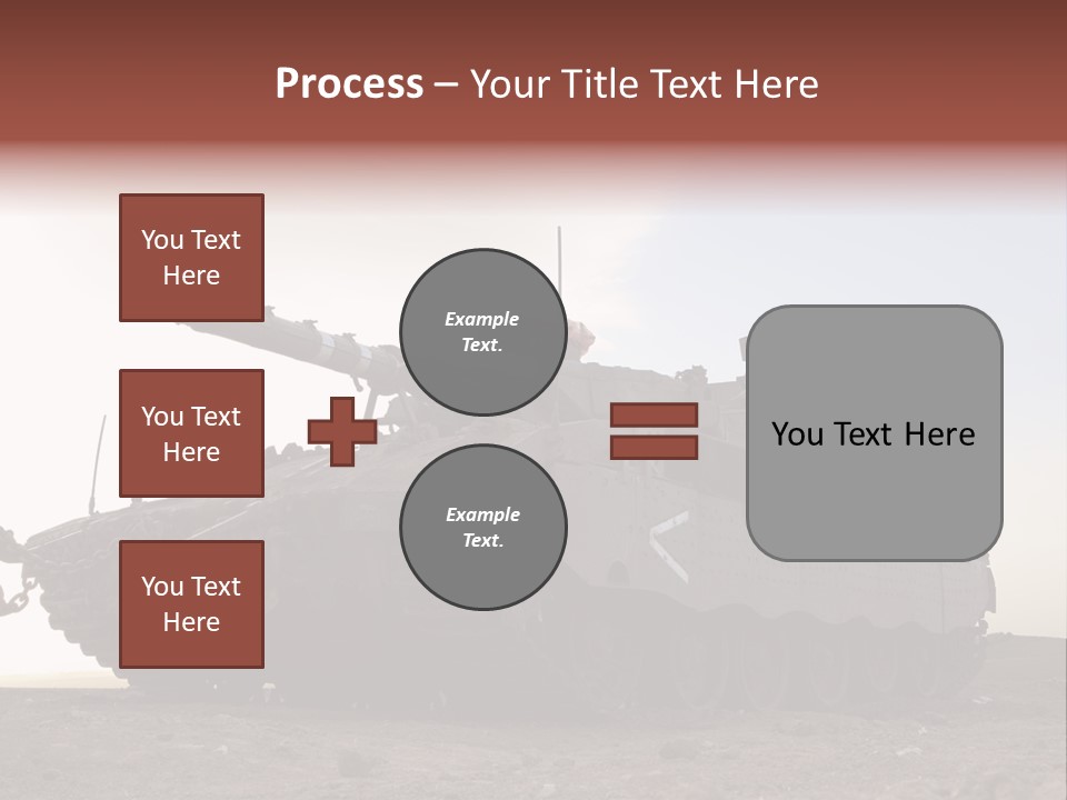 Merkava 4 Tank PowerPoint Template