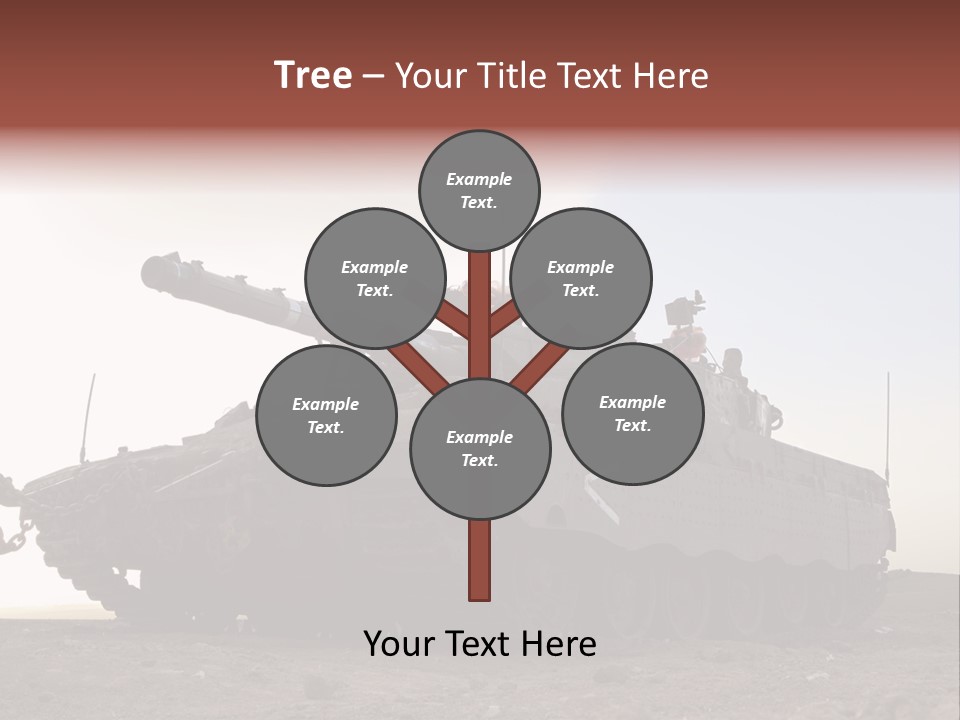 Merkava 4 Tank PowerPoint Template