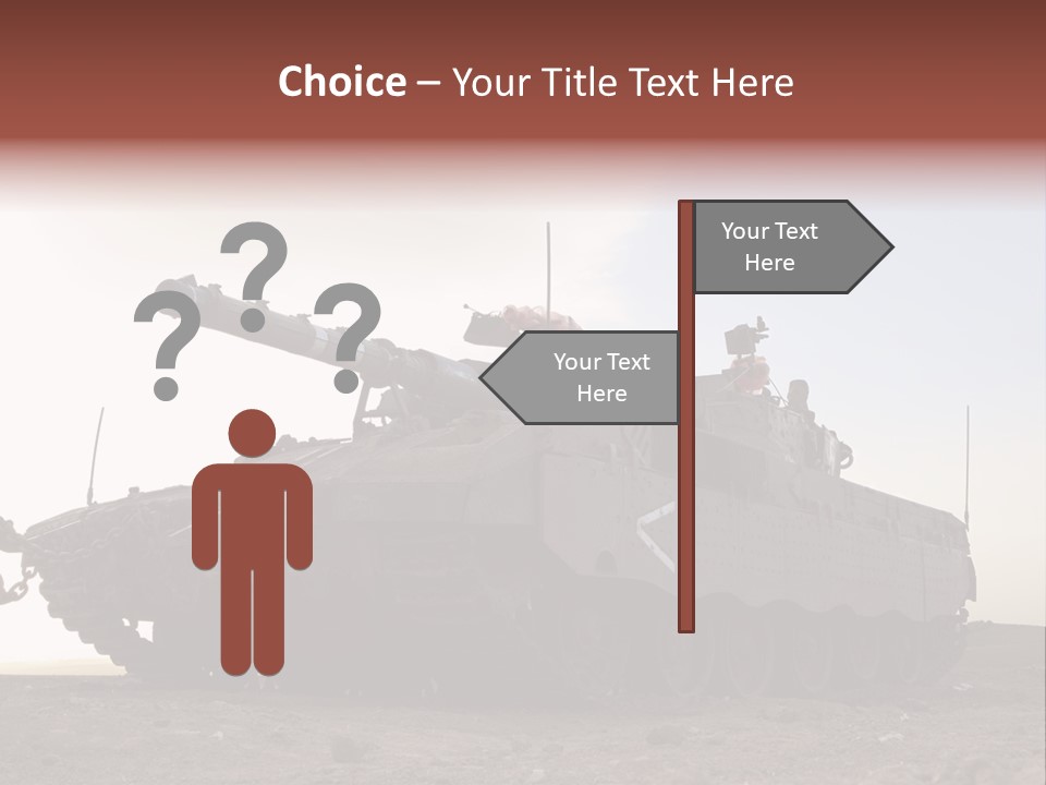 Merkava 4 Tank PowerPoint Template