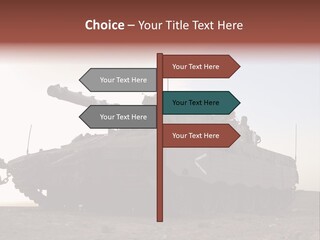 Merkava 4 Tank PowerPoint Template