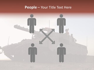 Merkava 4 Tank PowerPoint Template