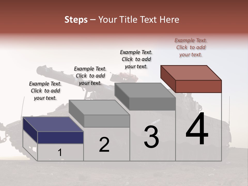 Merkava 4 Tank PowerPoint Template