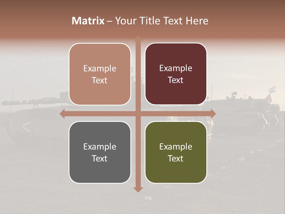 Merkava Mk 4 PowerPoint Template