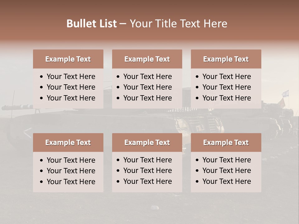Merkava Mk 4 PowerPoint Template