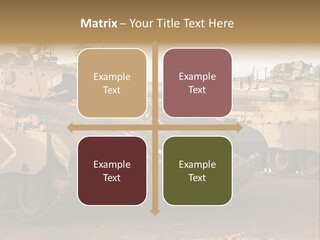 Merkava Tank PowerPoint Template