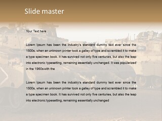 Merkava Tank PowerPoint Template