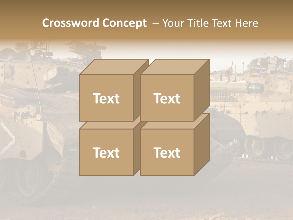 Merkava Tank PowerPoint Template