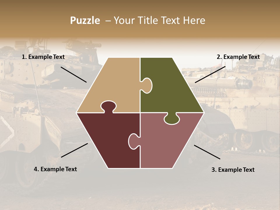 Merkava Tank PowerPoint Template