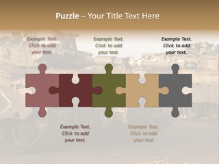 Merkava Tank PowerPoint Template