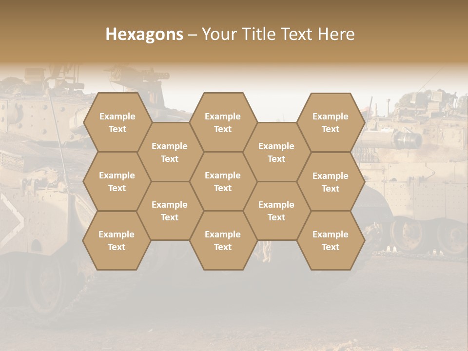 Merkava Tank PowerPoint Template