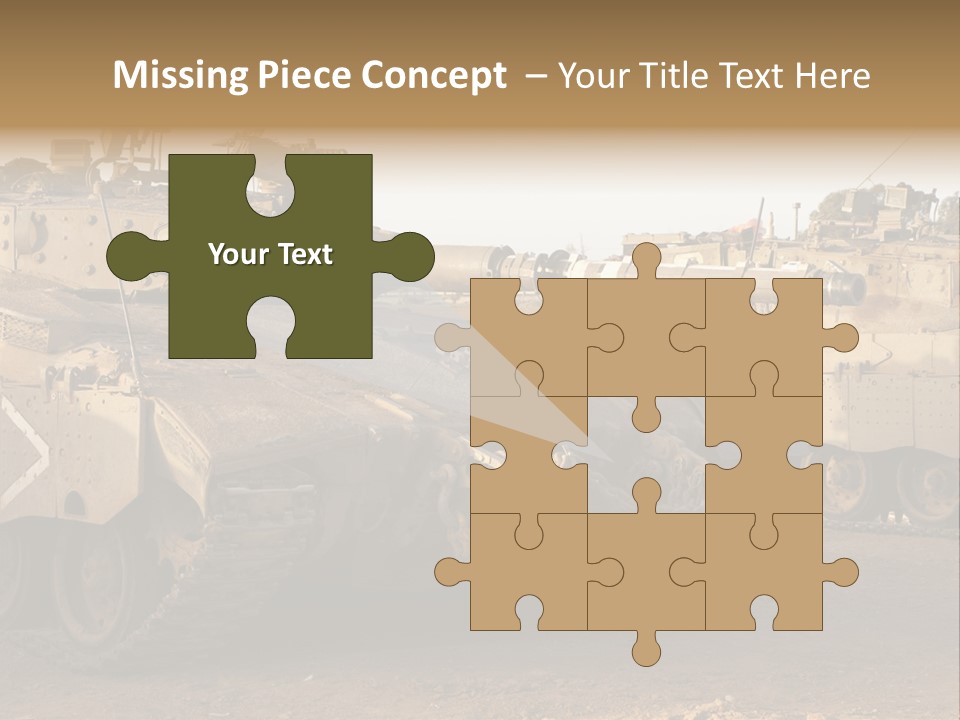 Merkava Tank PowerPoint Template