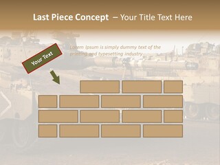 Merkava Tank PowerPoint Template