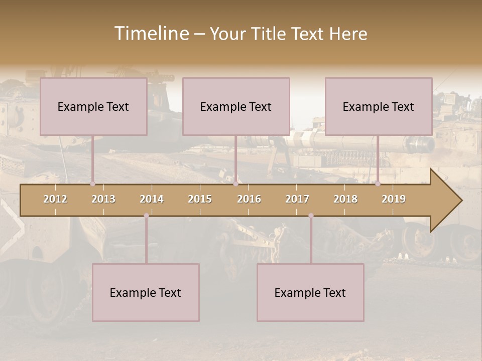 Merkava Tank PowerPoint Template