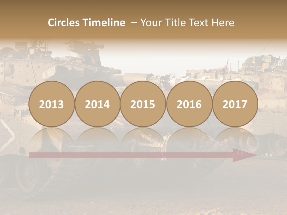 Merkava Tank PowerPoint Template