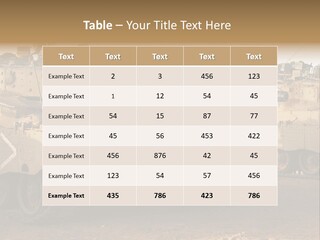 Merkava Tank PowerPoint Template
