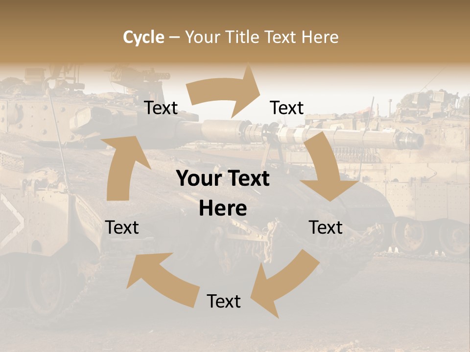 Merkava Tank PowerPoint Template