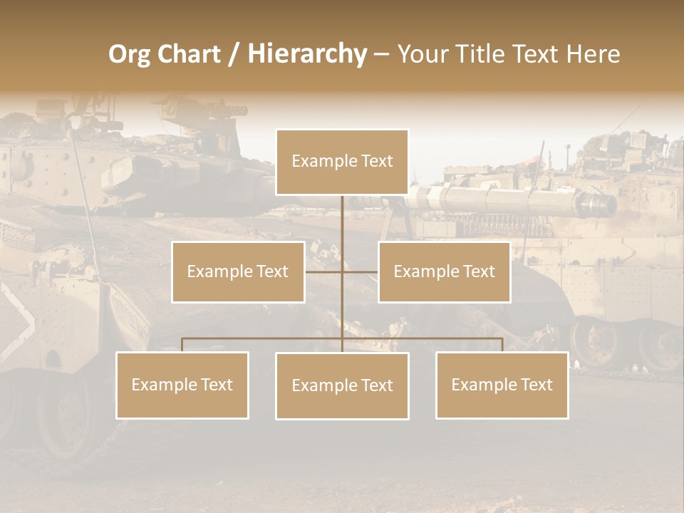 Merkava Tank PowerPoint Template
