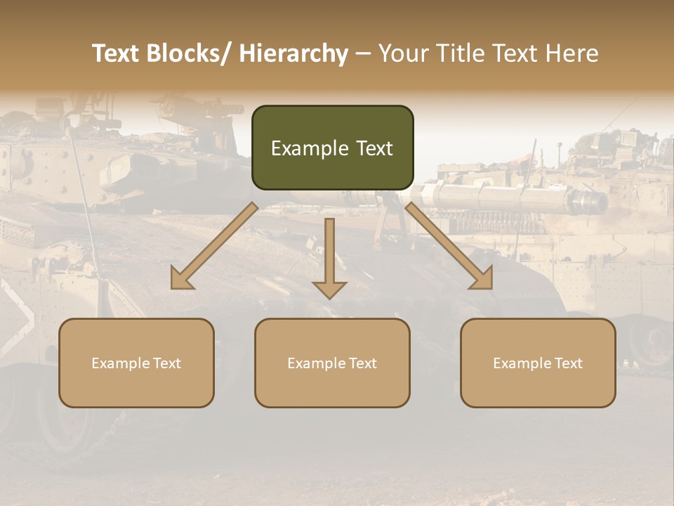 Merkava Tank PowerPoint Template