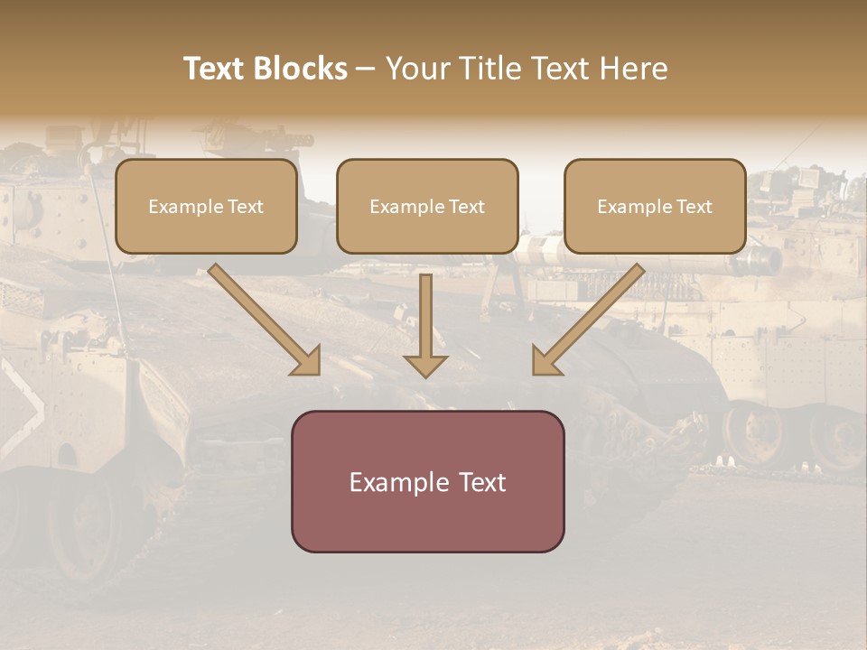 Merkava Tank PowerPoint Template