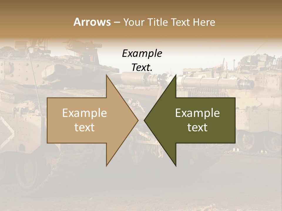 Merkava Tank PowerPoint Template