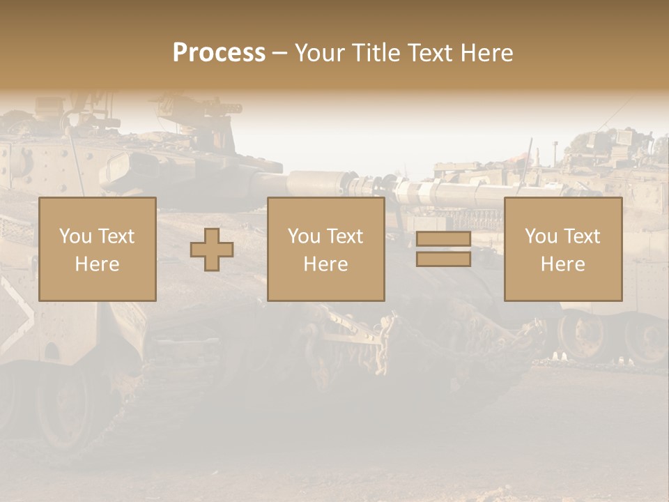 Merkava Tank PowerPoint Template