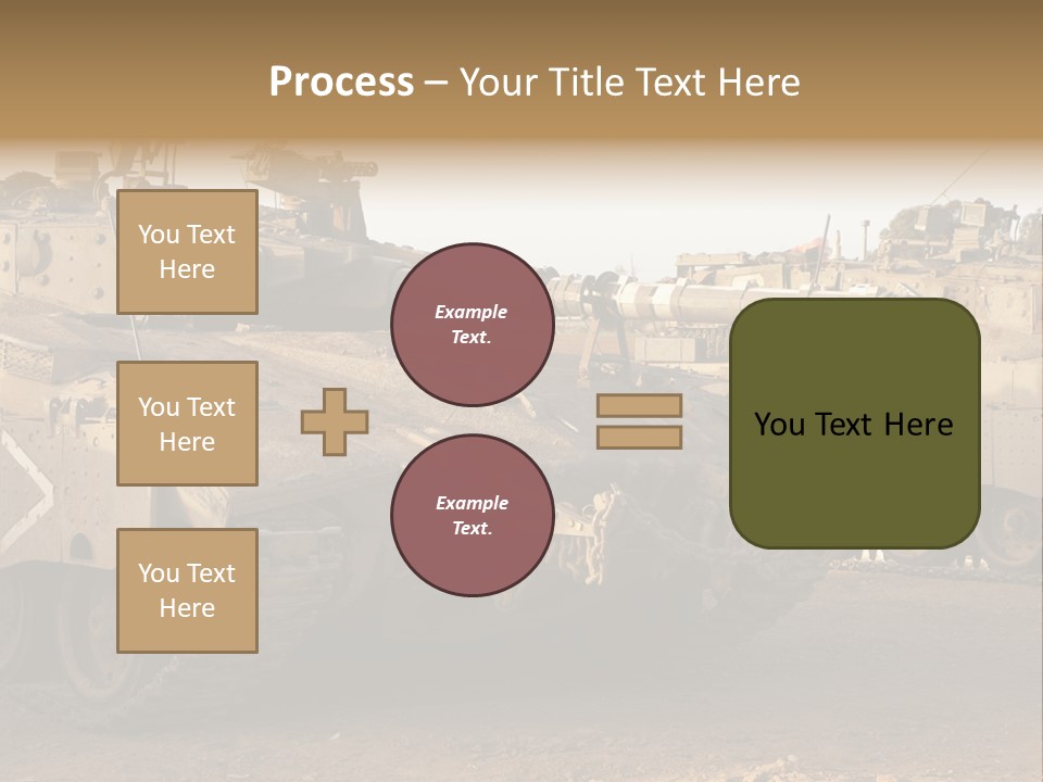 Merkava Tank PowerPoint Template
