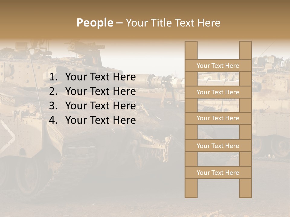 Merkava Tank PowerPoint Template