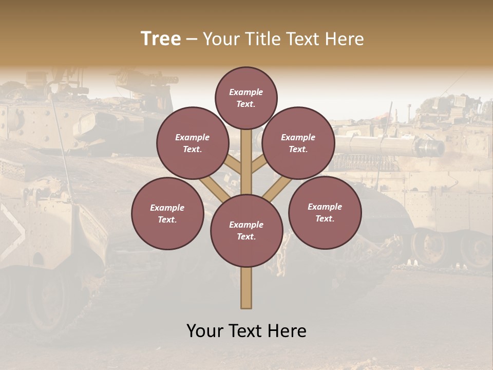 Merkava Tank PowerPoint Template