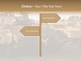 Merkava Tank PowerPoint Template