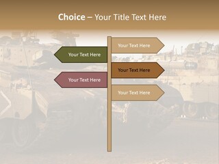 Merkava Tank PowerPoint Template