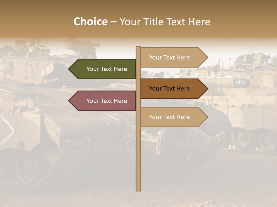 Merkava Tank PowerPoint Template