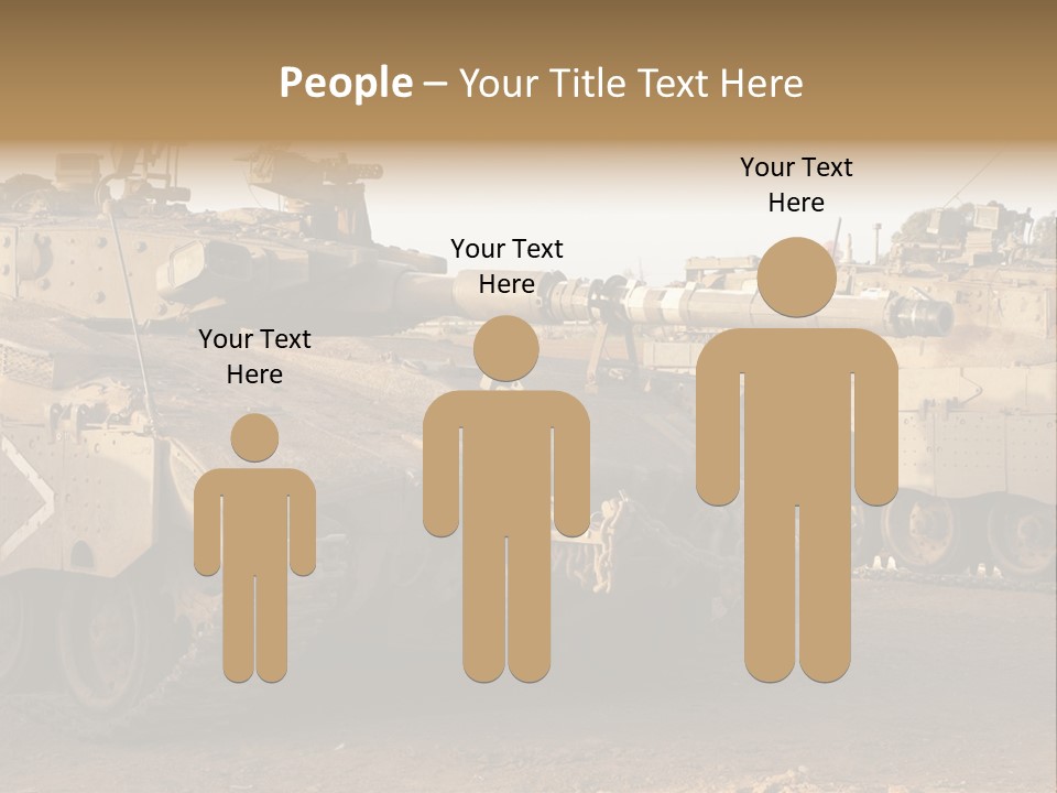 Merkava Tank PowerPoint Template