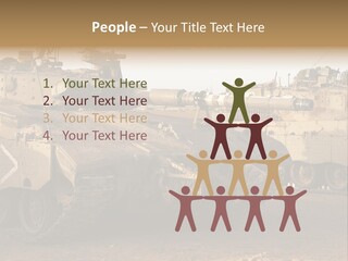 Merkava Tank PowerPoint Template