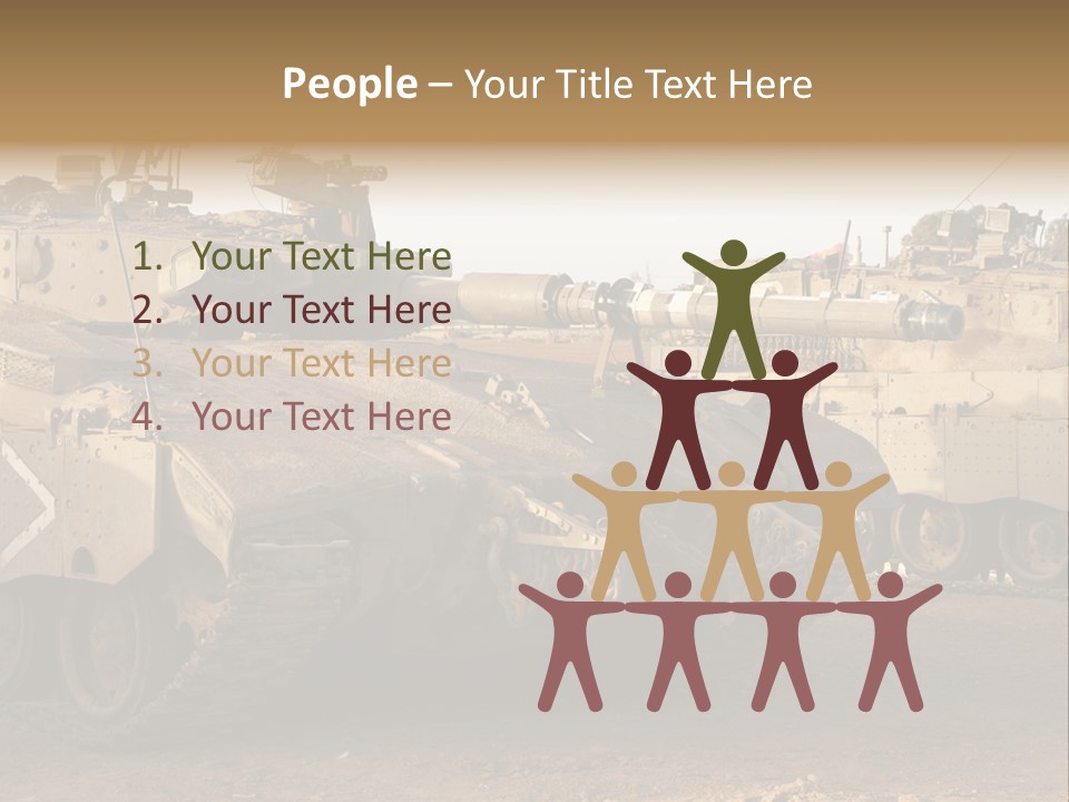 Merkava Tank PowerPoint Template