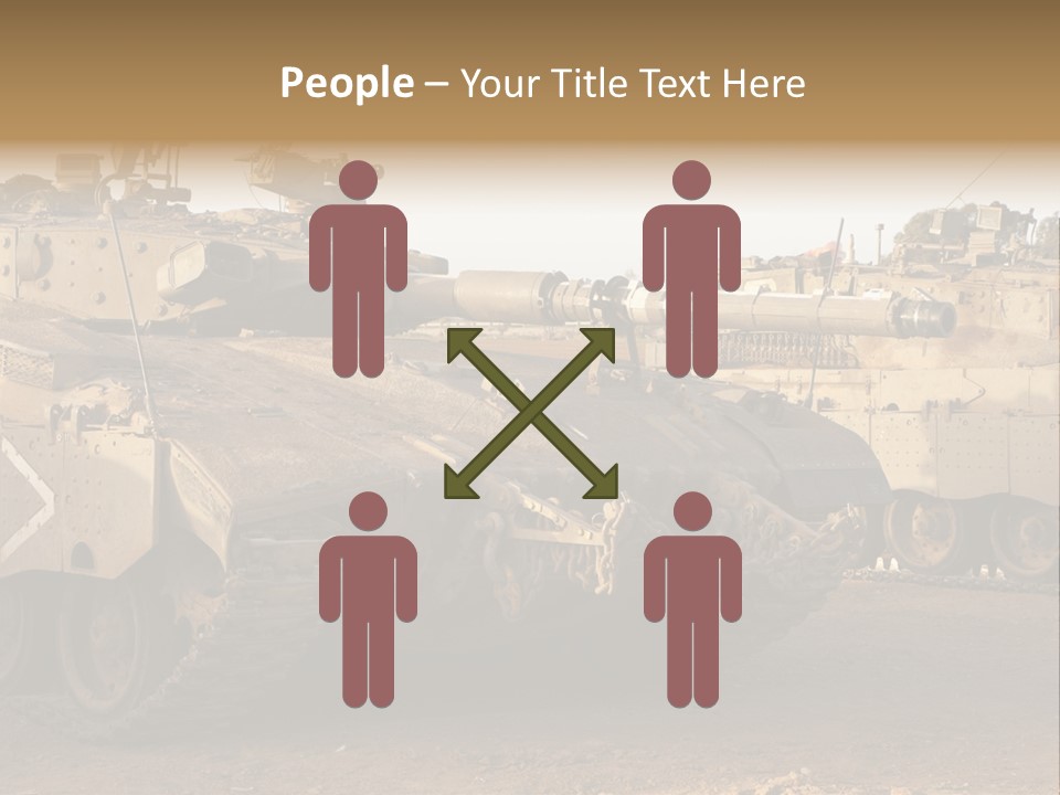 Merkava Tank PowerPoint Template