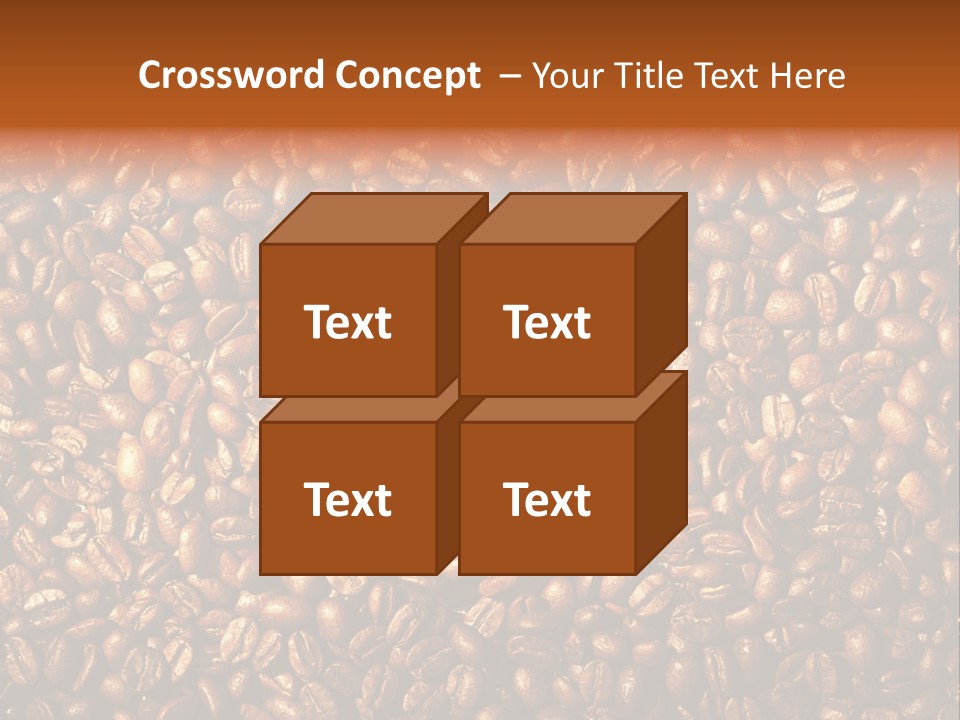 Nobody Caffeine Black PowerPoint Template
